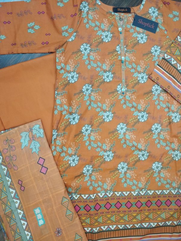Stitched printed 3pc