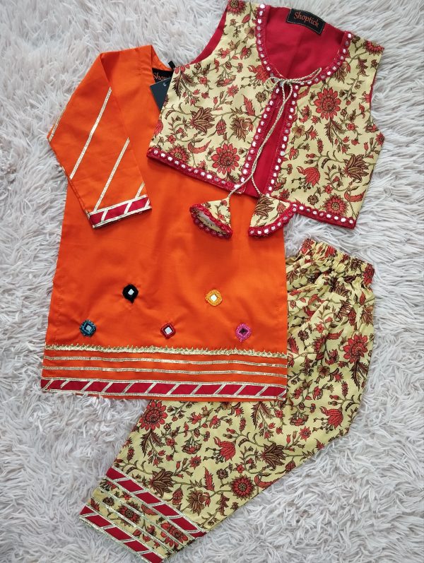 Printed Orange 3pcs - Image 5