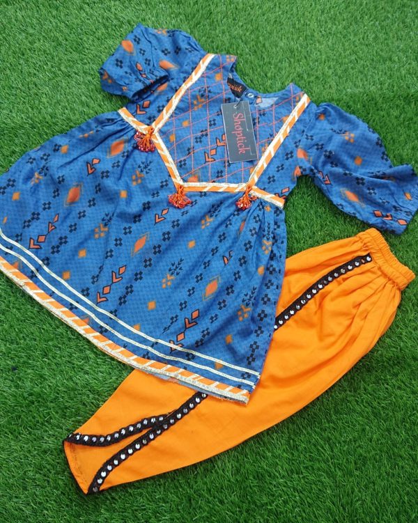 Printed 2pc (peplum with tulip) - Image 4
