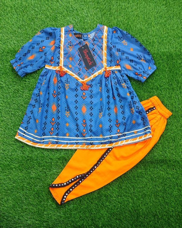 Printed 2pc (peplum with tulip) - Image 3