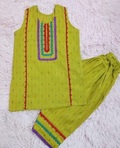 Textured lawn 2pc suit