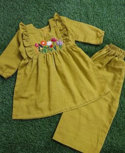 Embroided Top & Plazzo (2year)
