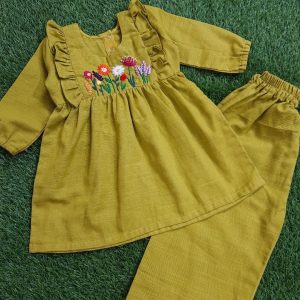Embroided Top & Plazzo (2year)