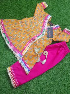 Block print Angarkha 2pc