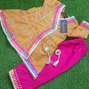 Block print Angarkha 2pc